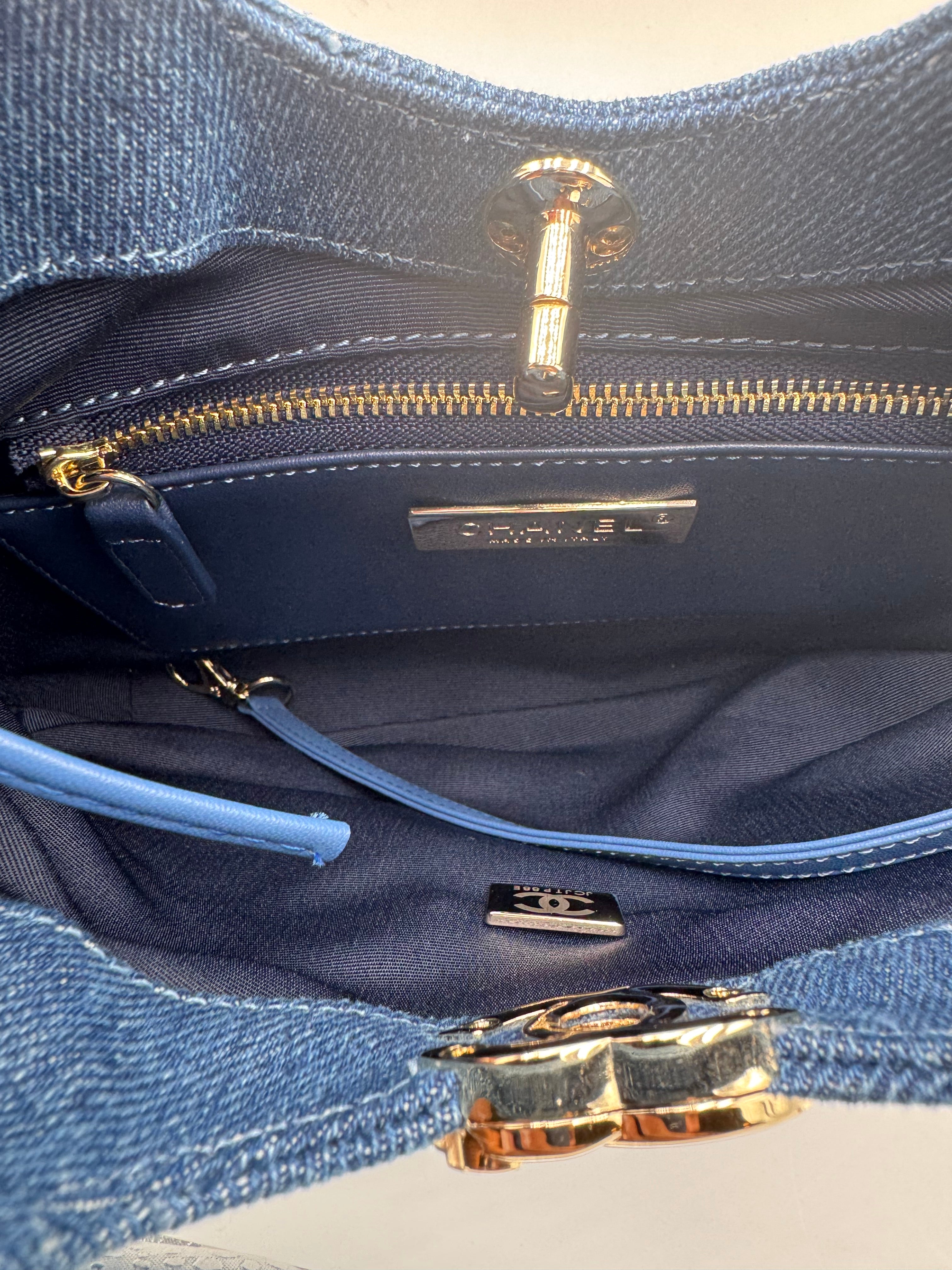 Borsa chanyilly denim 22cm