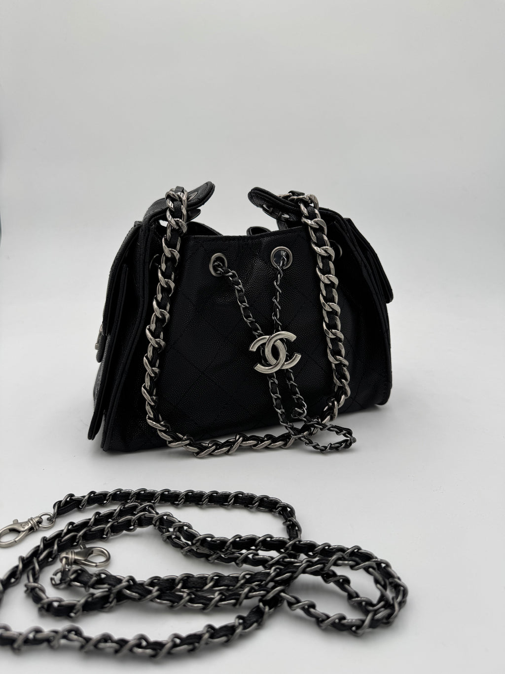 Borsa mini 15cm argento