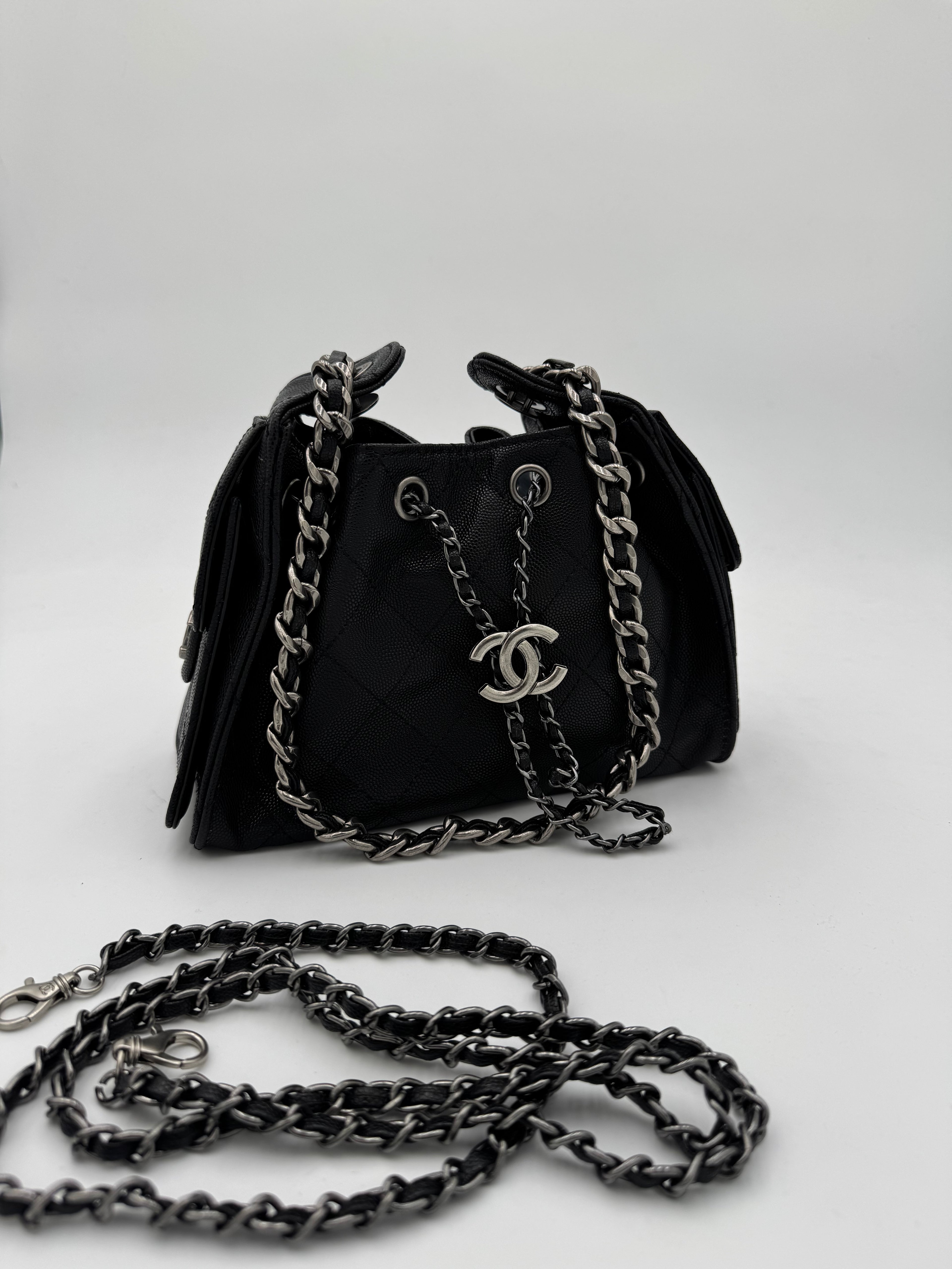 Borsa mini 15cm argento