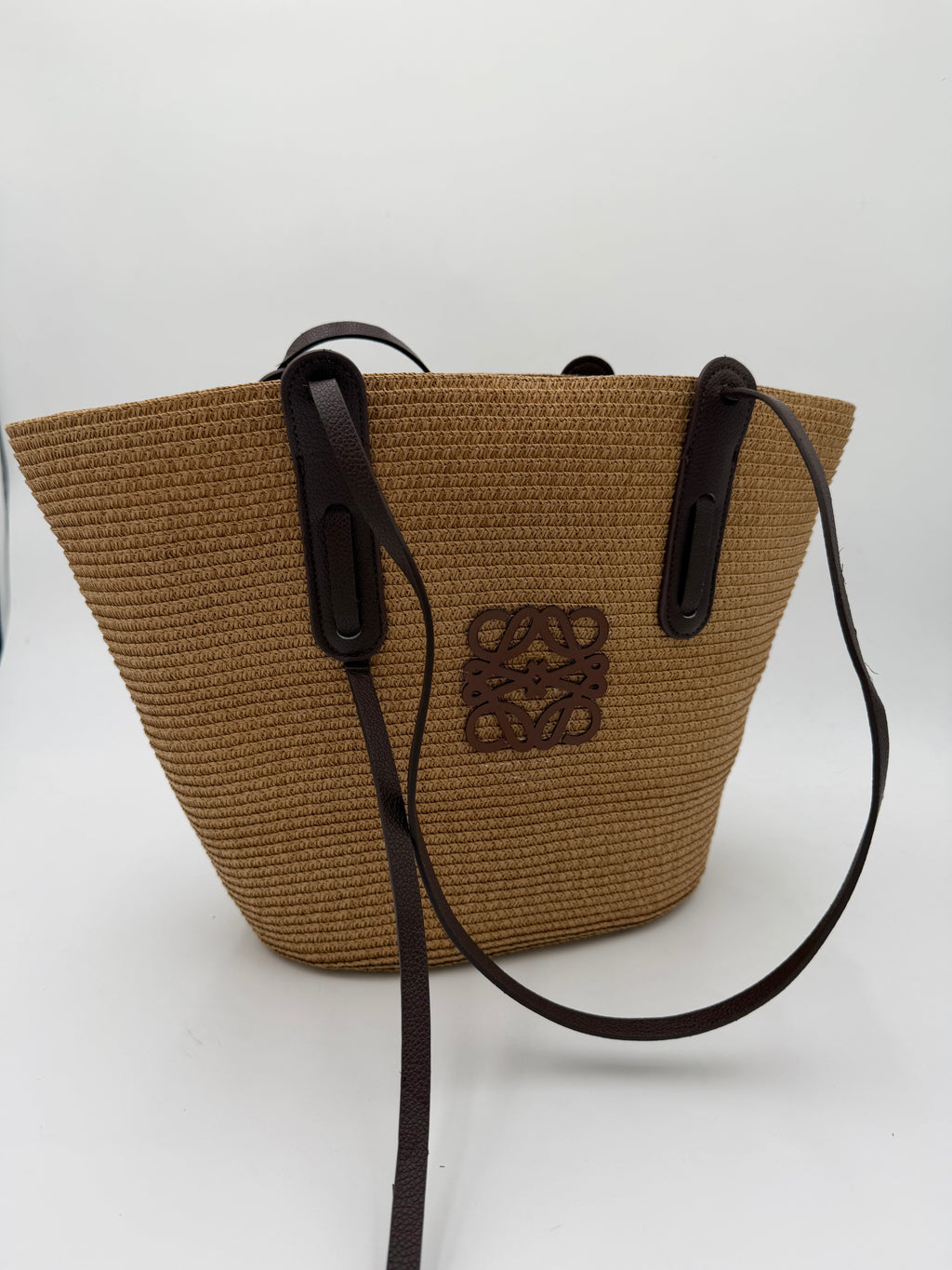 Borsa paglia lowe chocolate