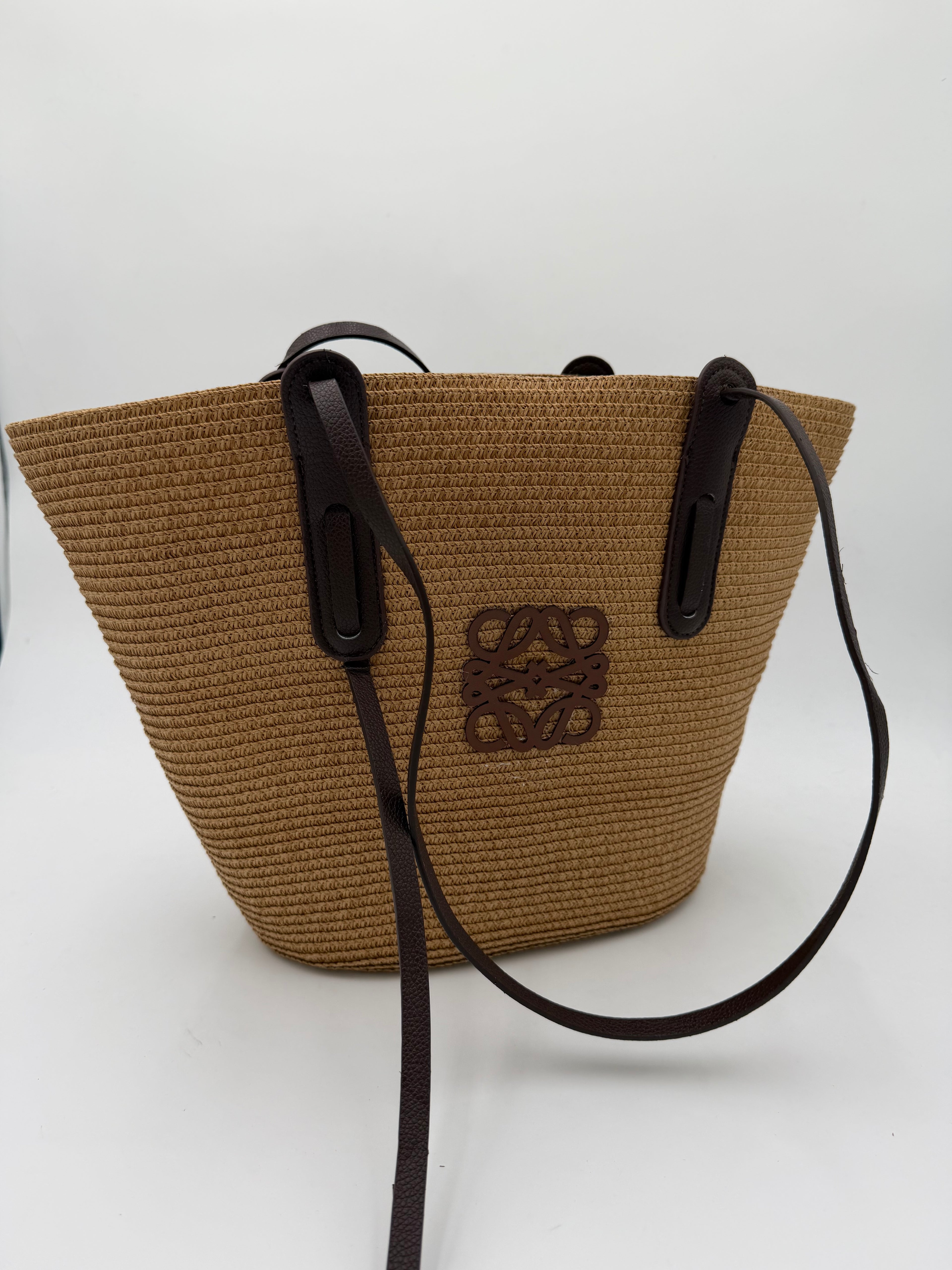 Borsa paglia lowe chocolate