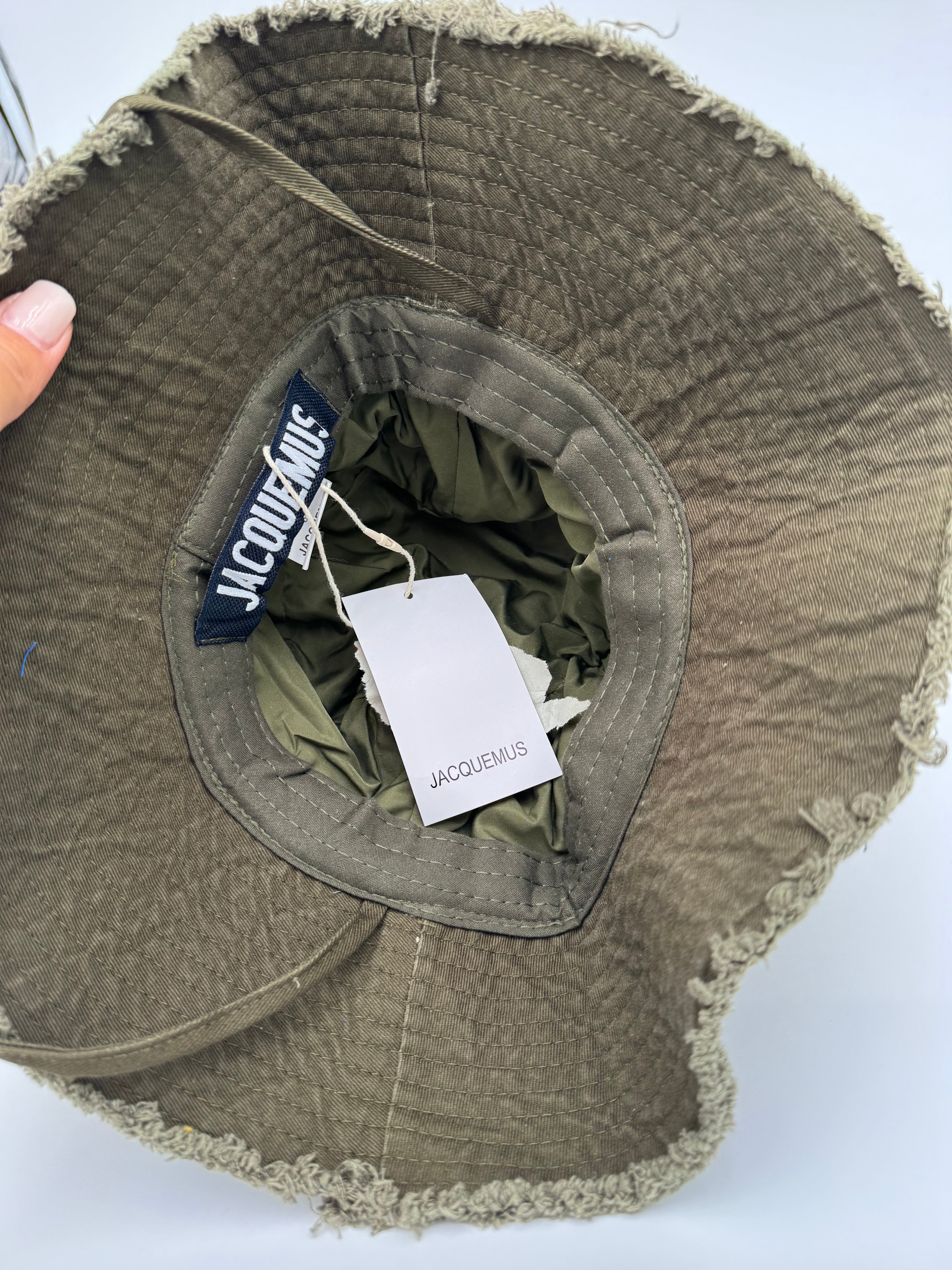 Cappello pescatore verde militare