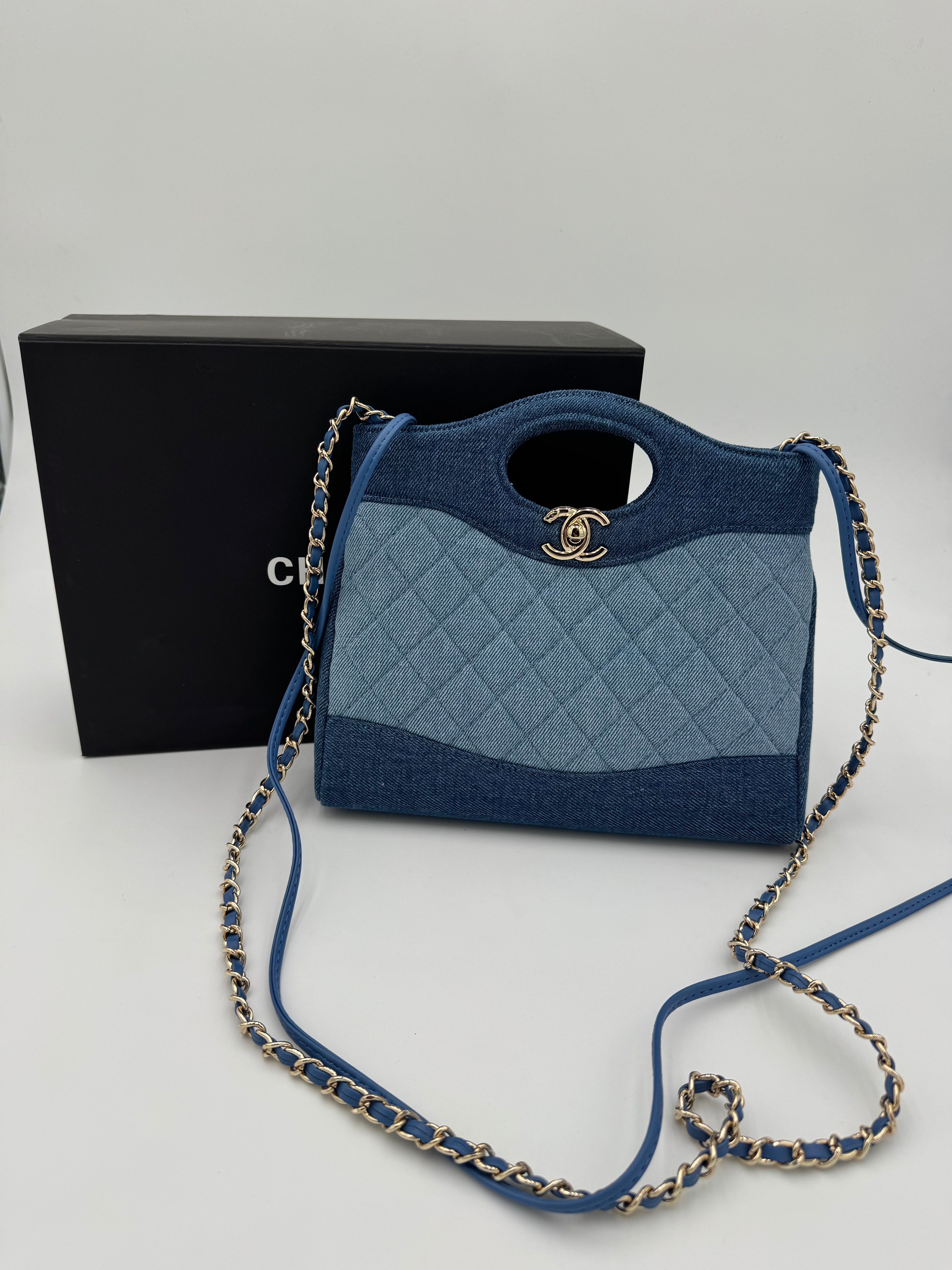 Borsa chanyilly denim 22cm
