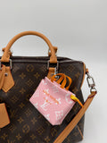Charm/portachiavi shopping pink