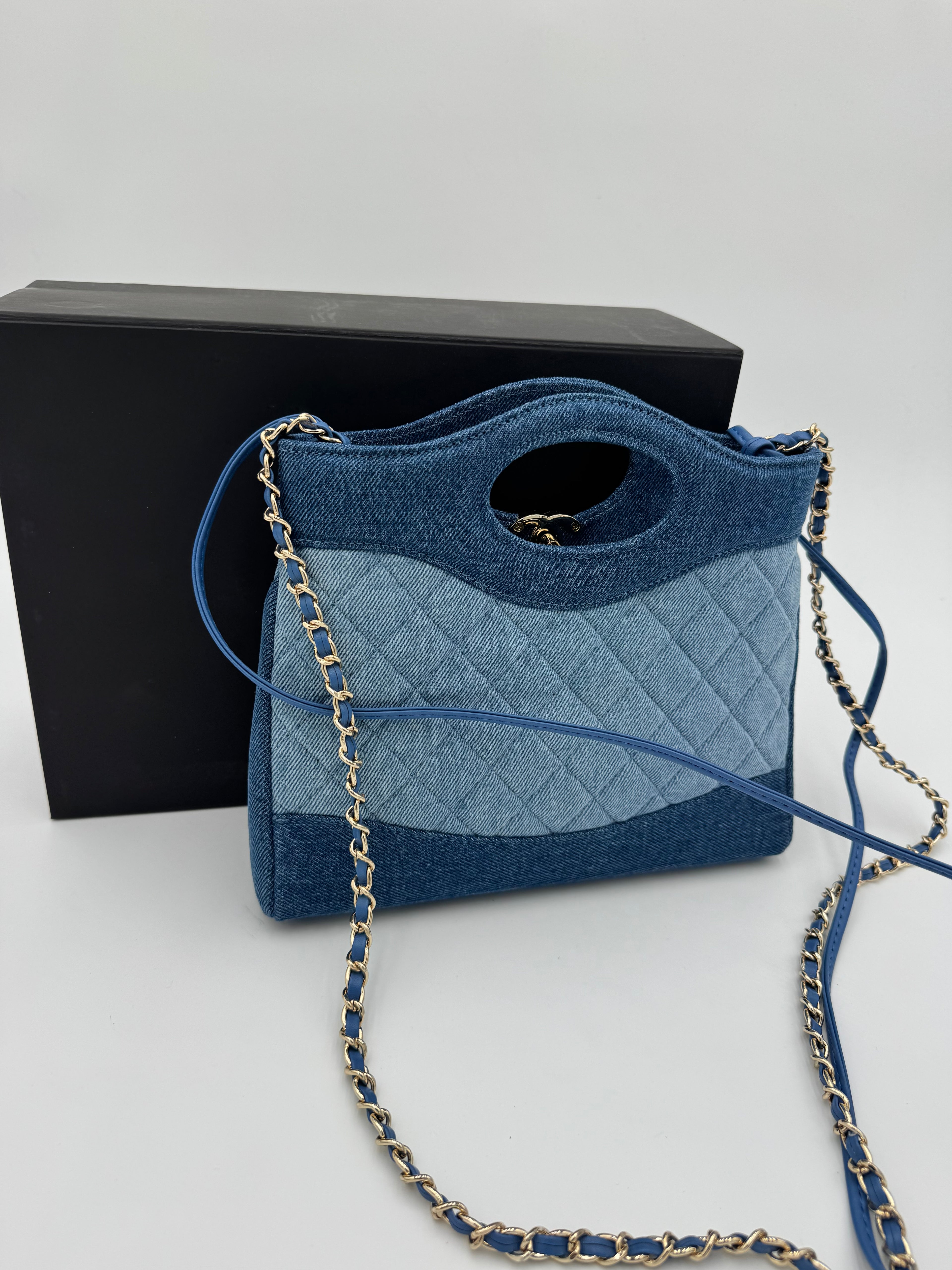 Borsa chanyilly denim 22cm