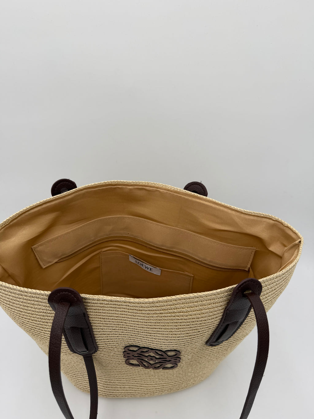 Borsa paglia lowe chiaro