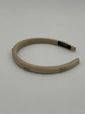 Cerchietto chany raso beige
