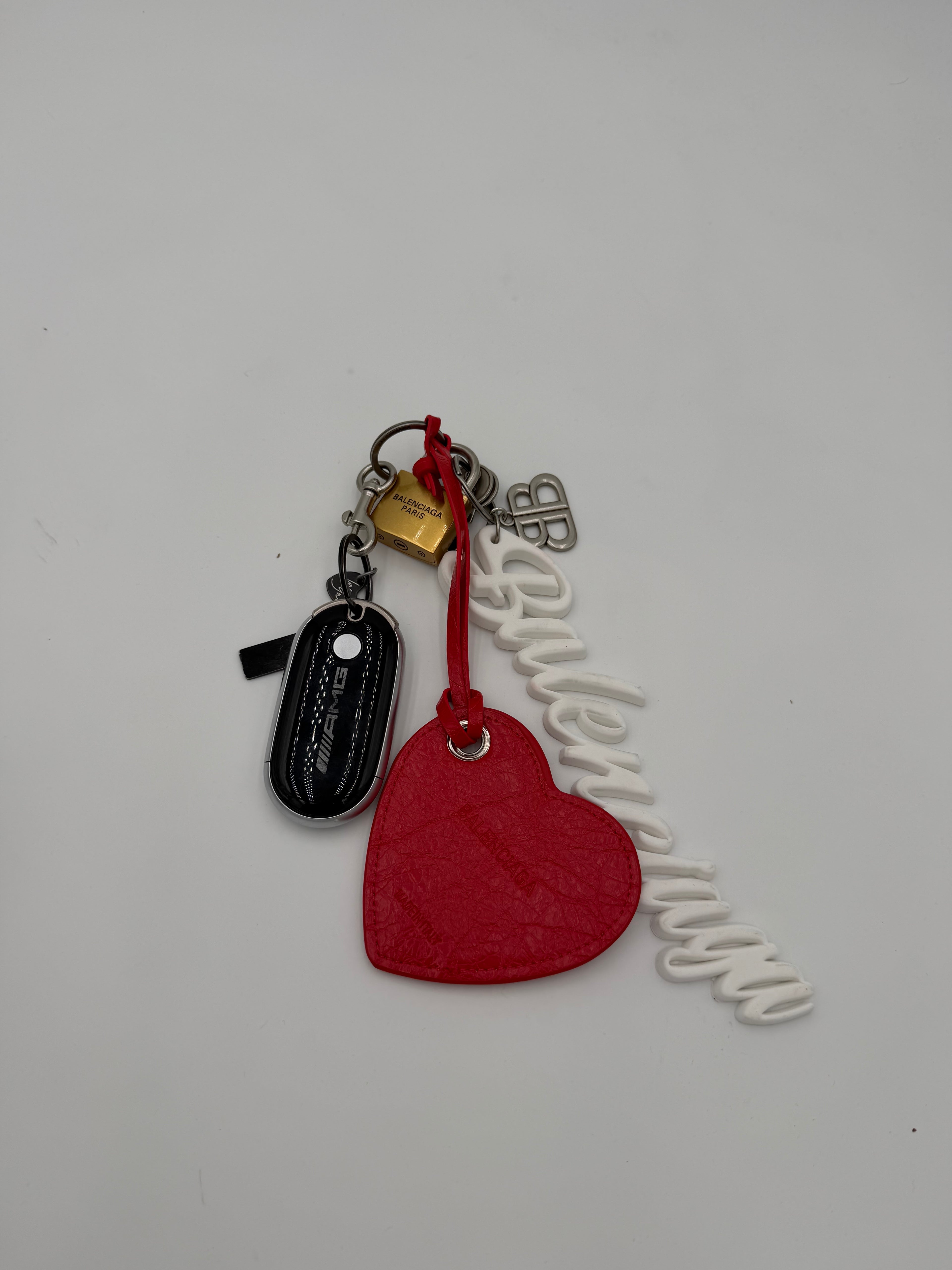 Portachiavi charm red