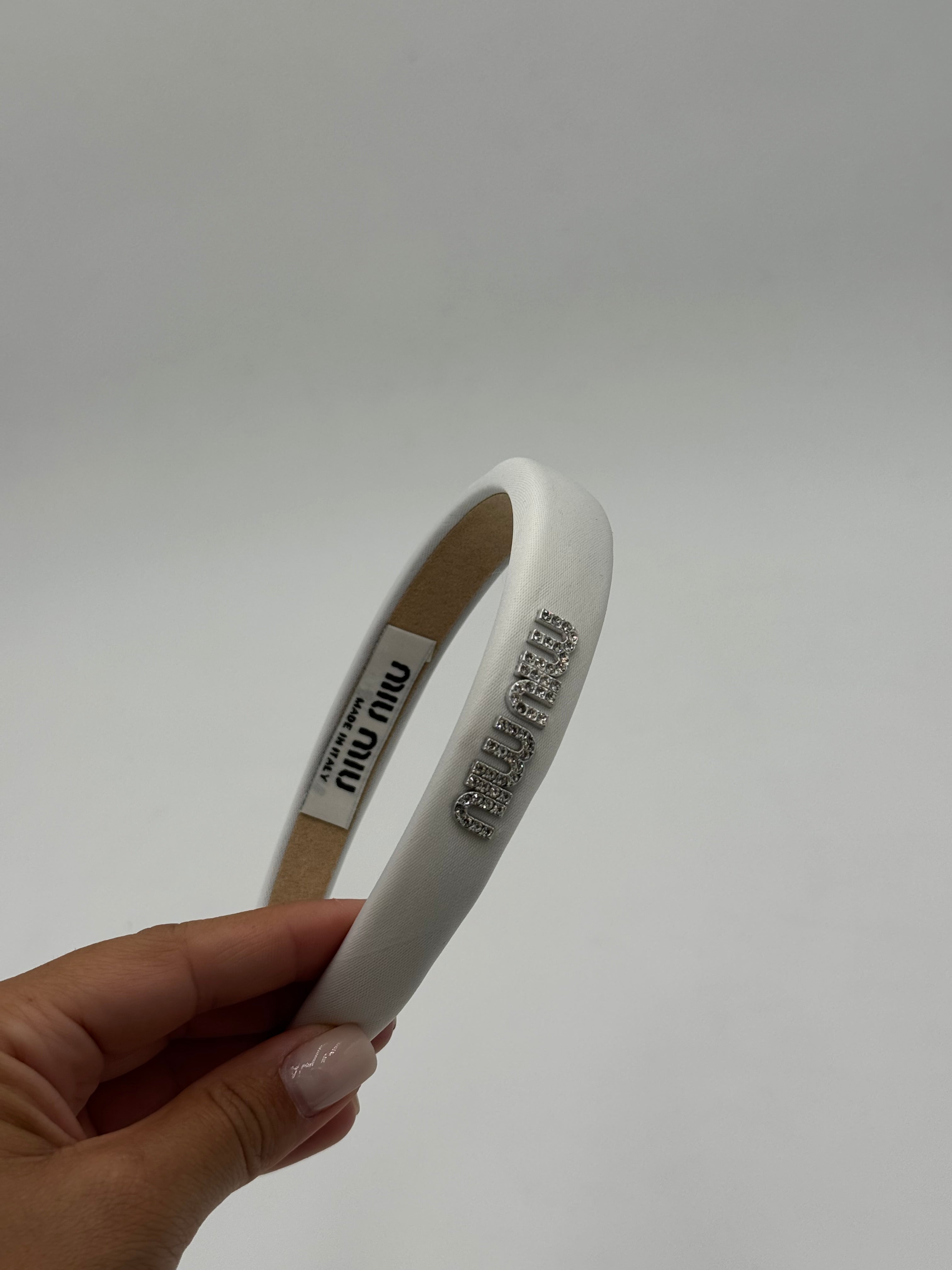 Cerchietto milly white sottile