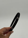 Cerchietto chany black raso