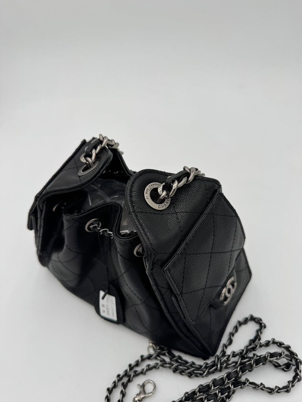 Borsa mini 15cm argento