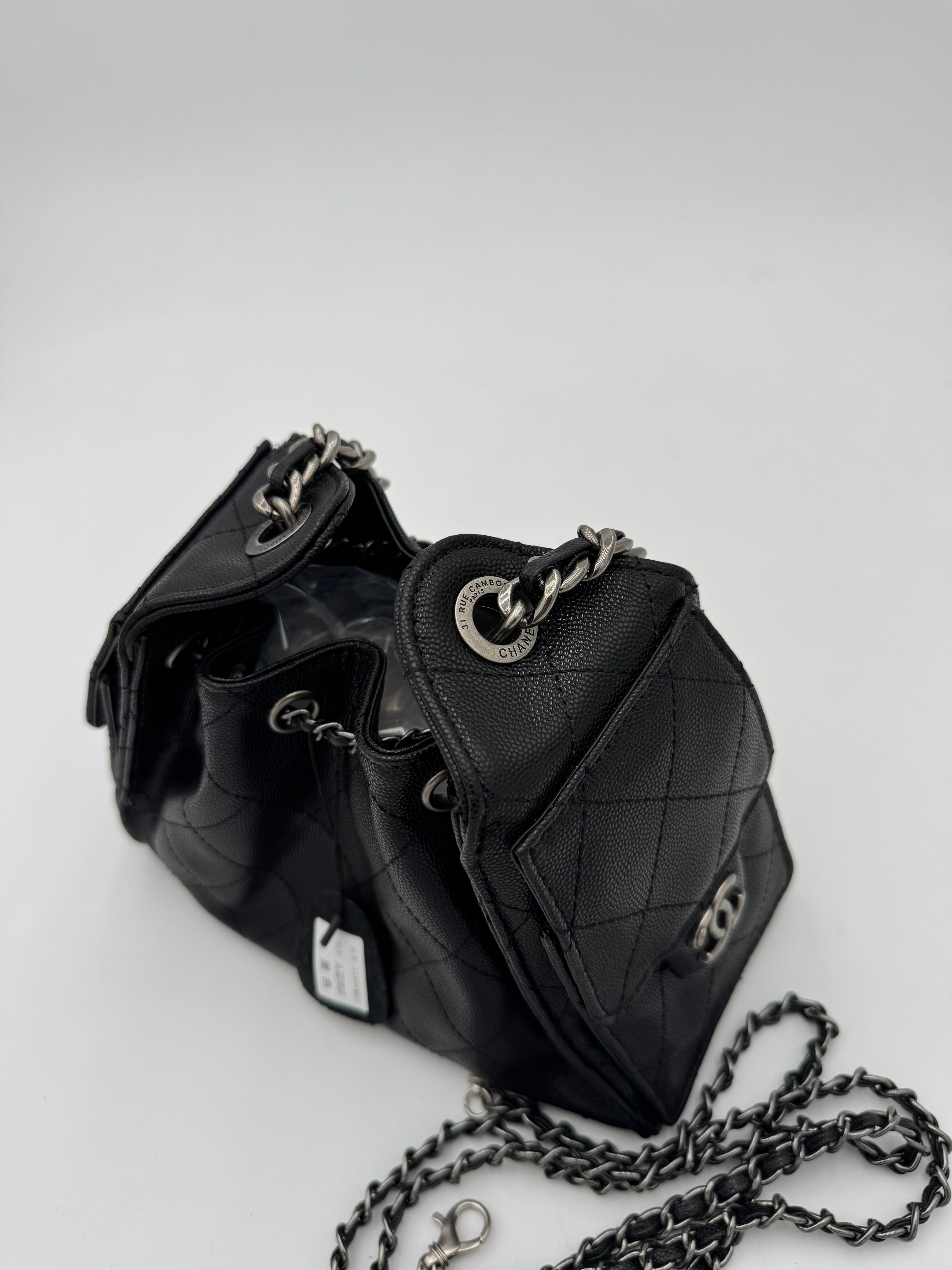 Borsa mini 15cm argento