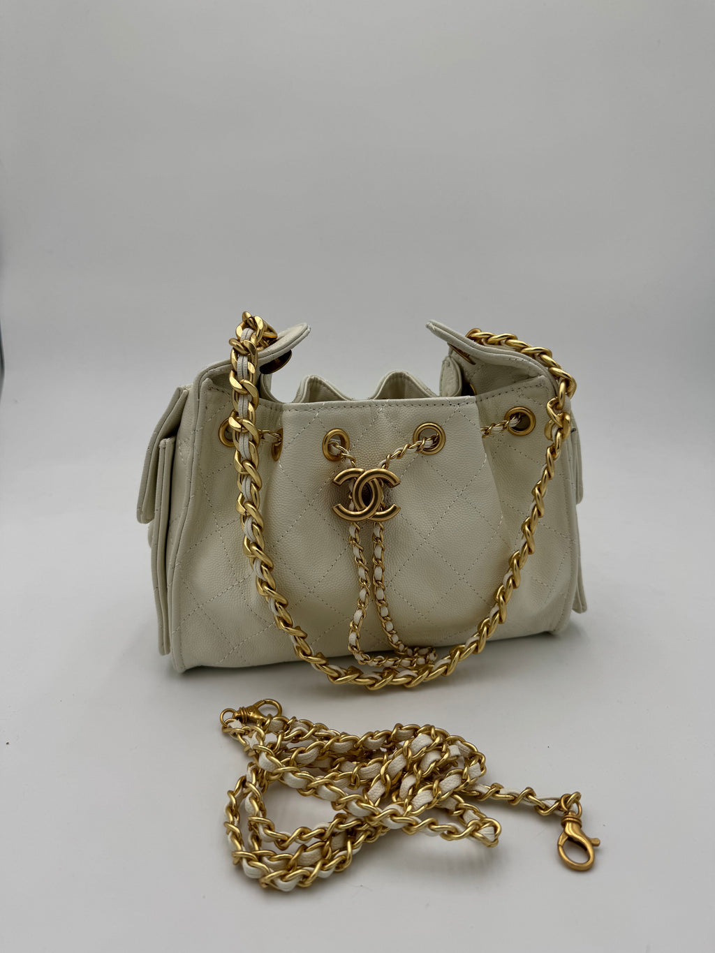 Borsa chany mini white 15cm