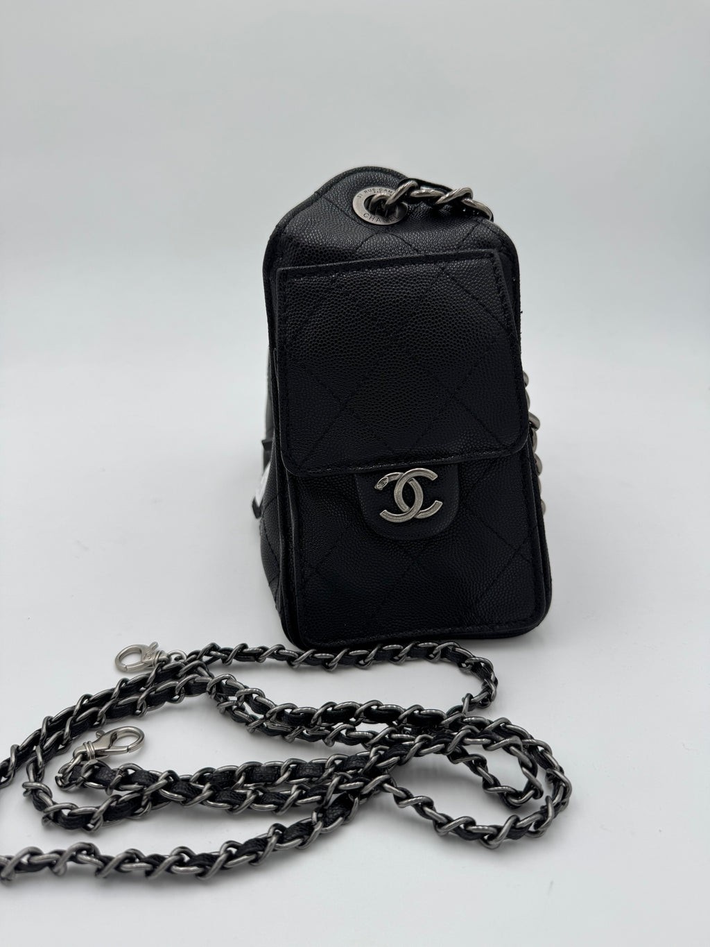 Borsa mini 15cm argento