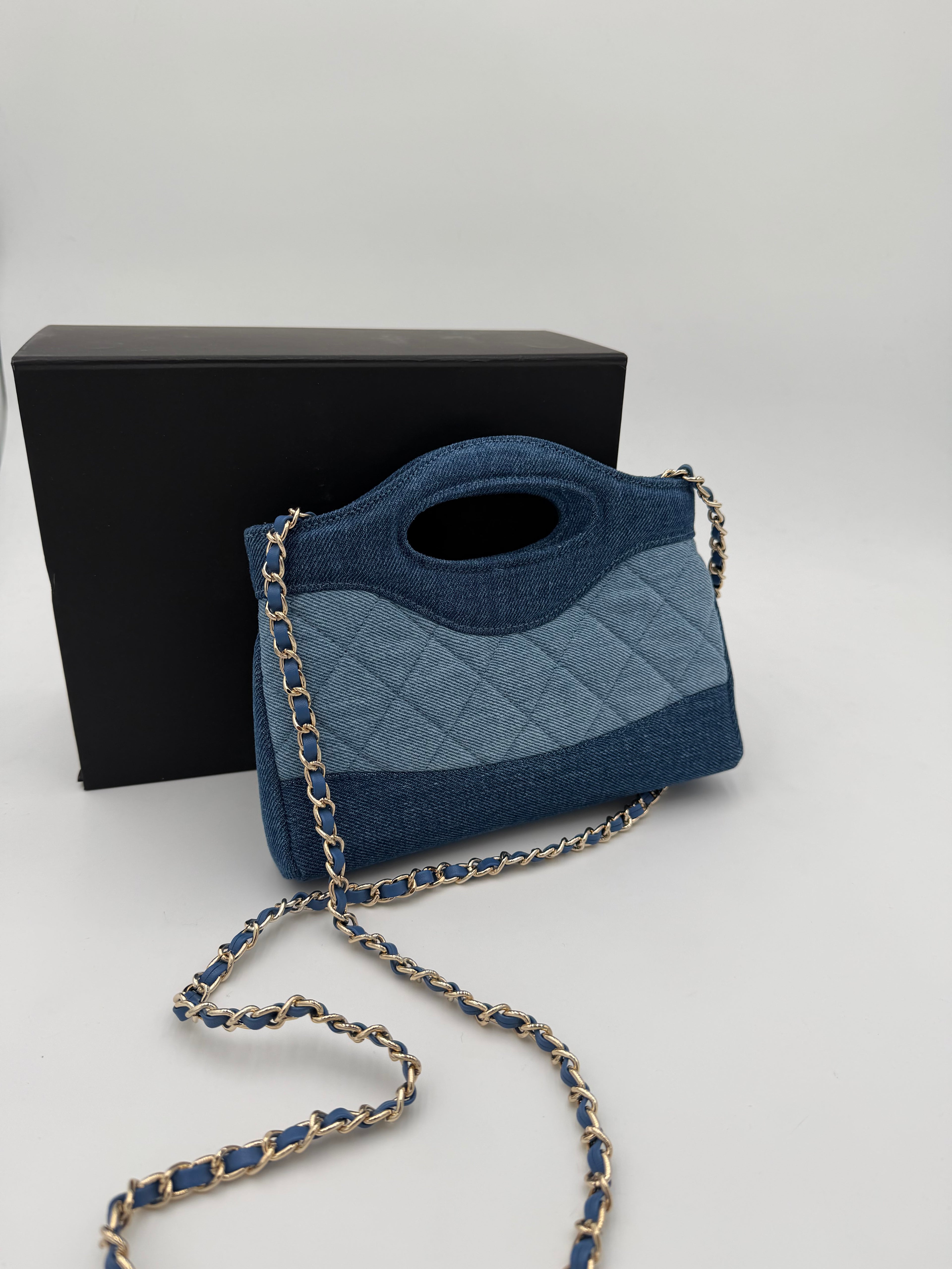 Borsa chantilly denim 20cm
