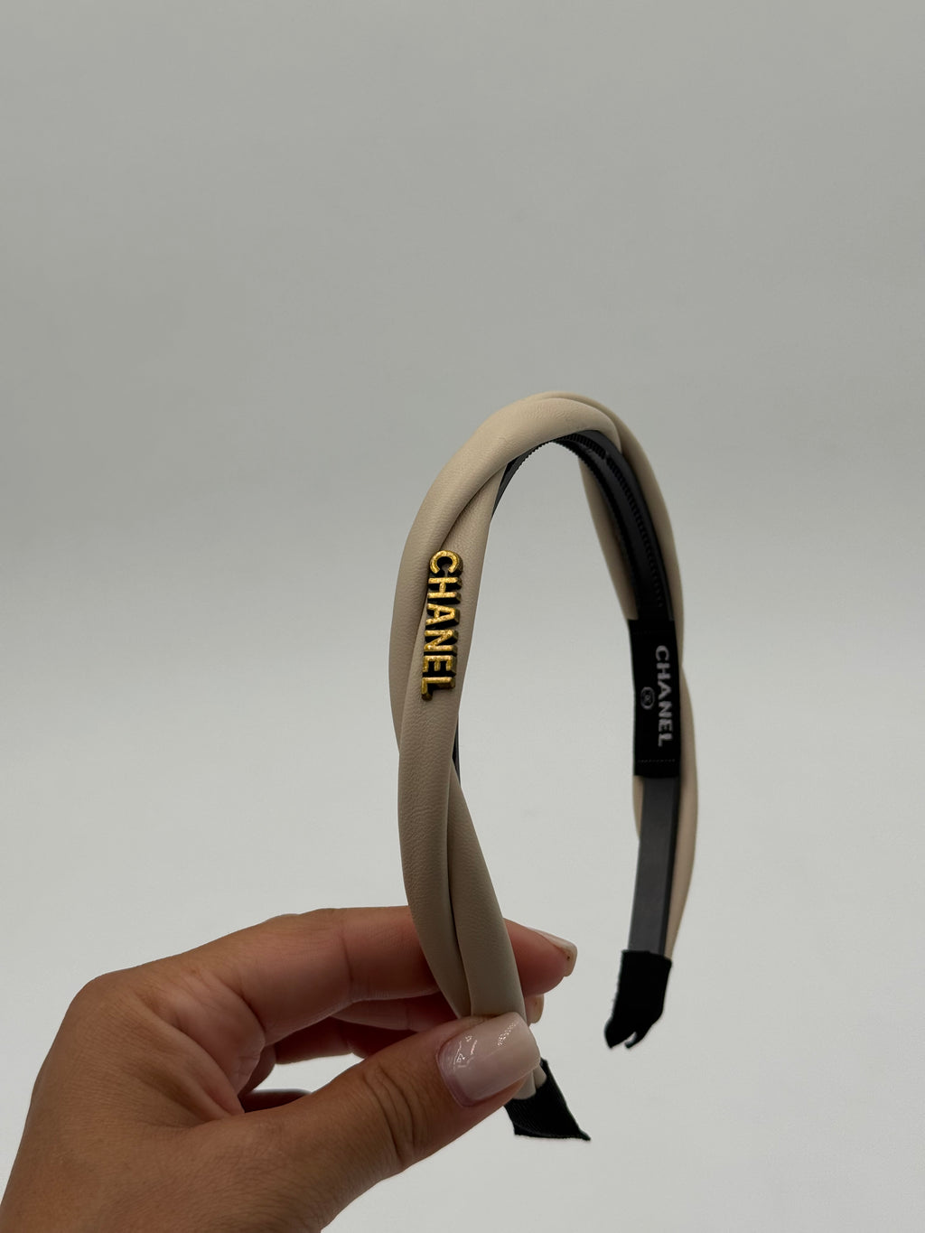 Cerchietto chany beige