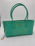 Borsa verde acqua 35cm