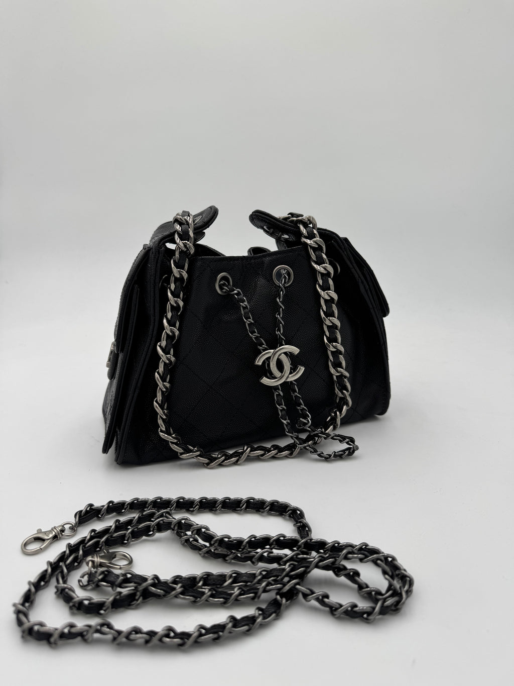 Borsa mini 15cm argento