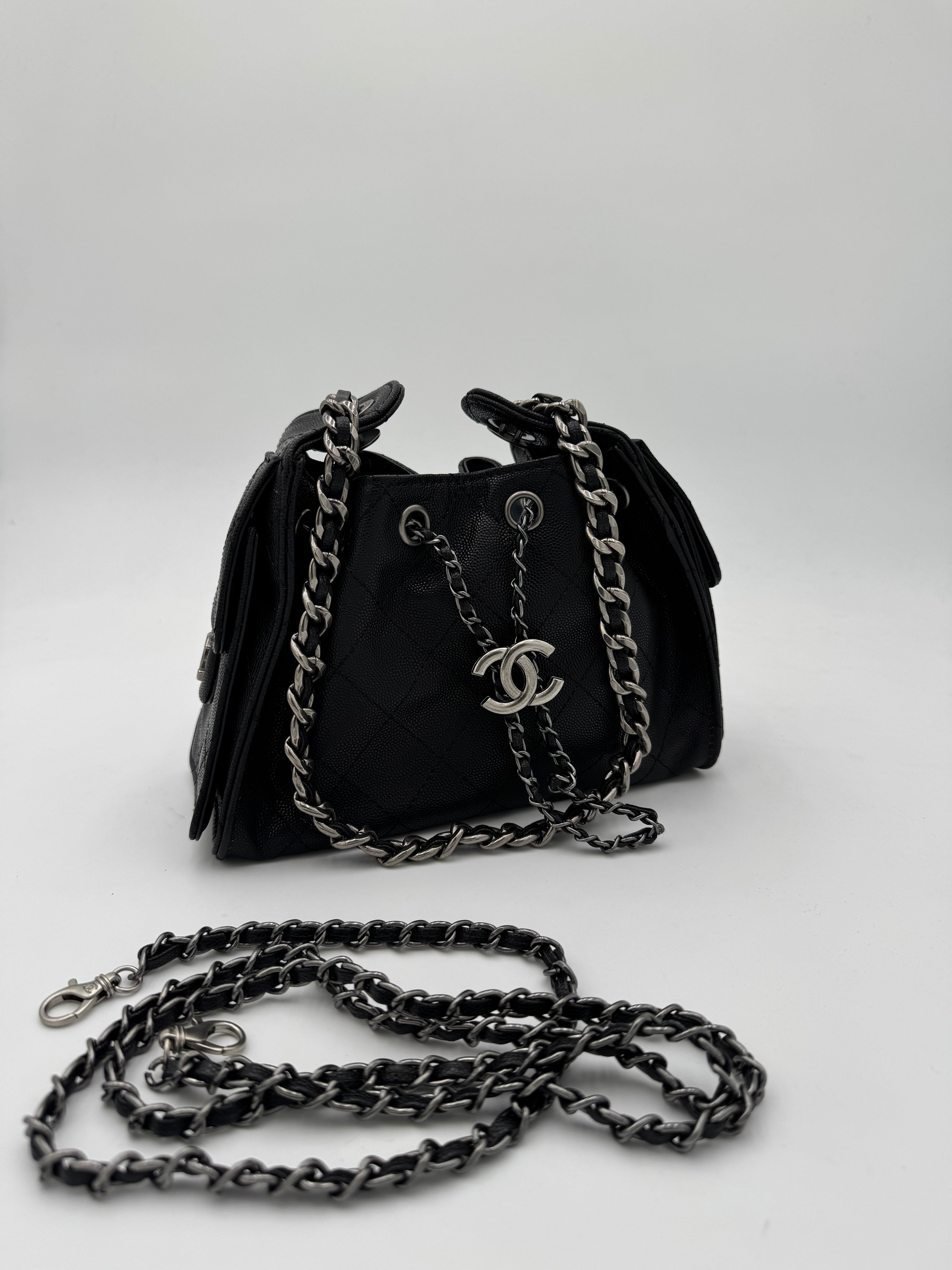 Borsa mini 15cm argento