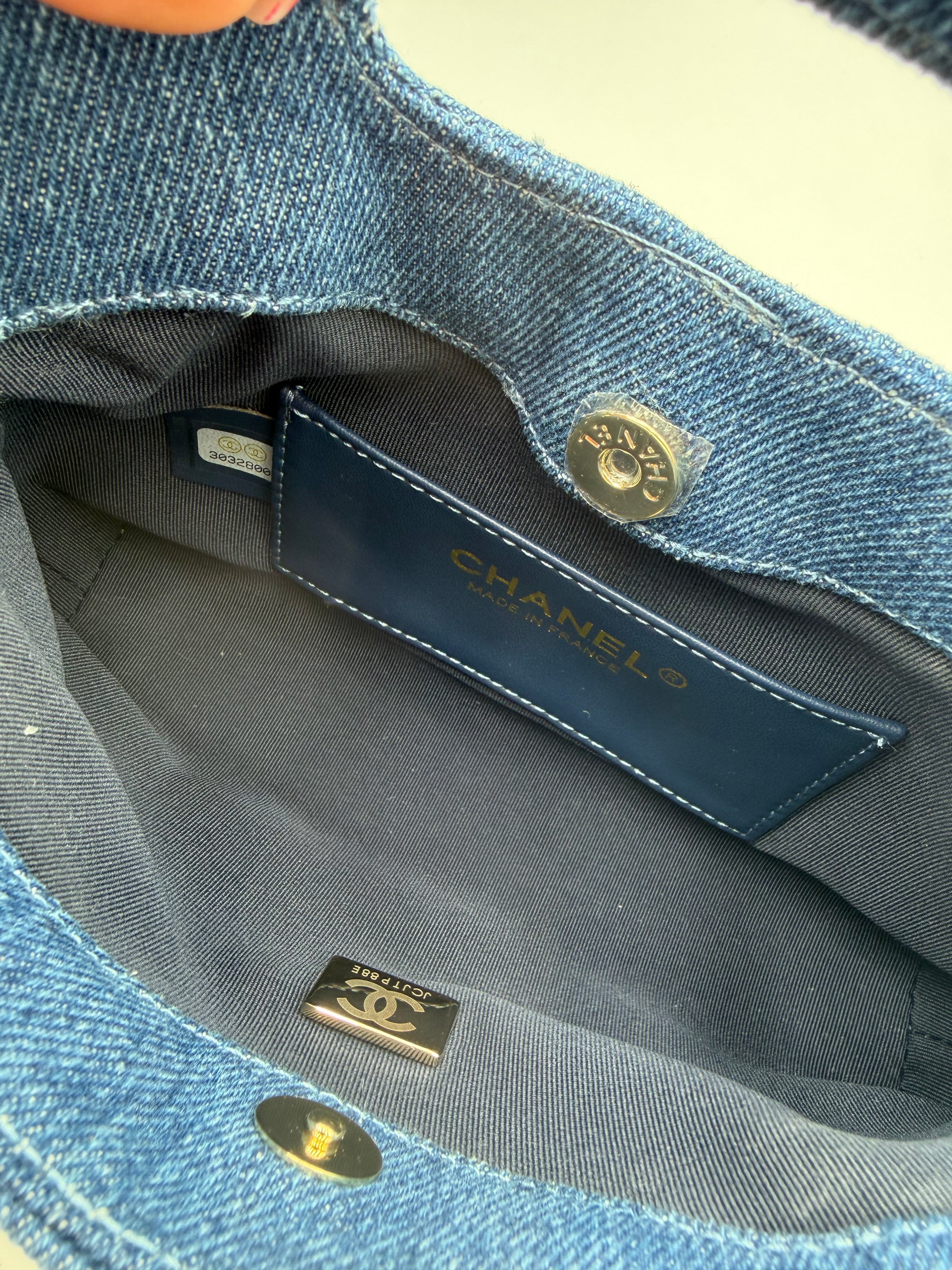 Borsa chantilly denim 20cm