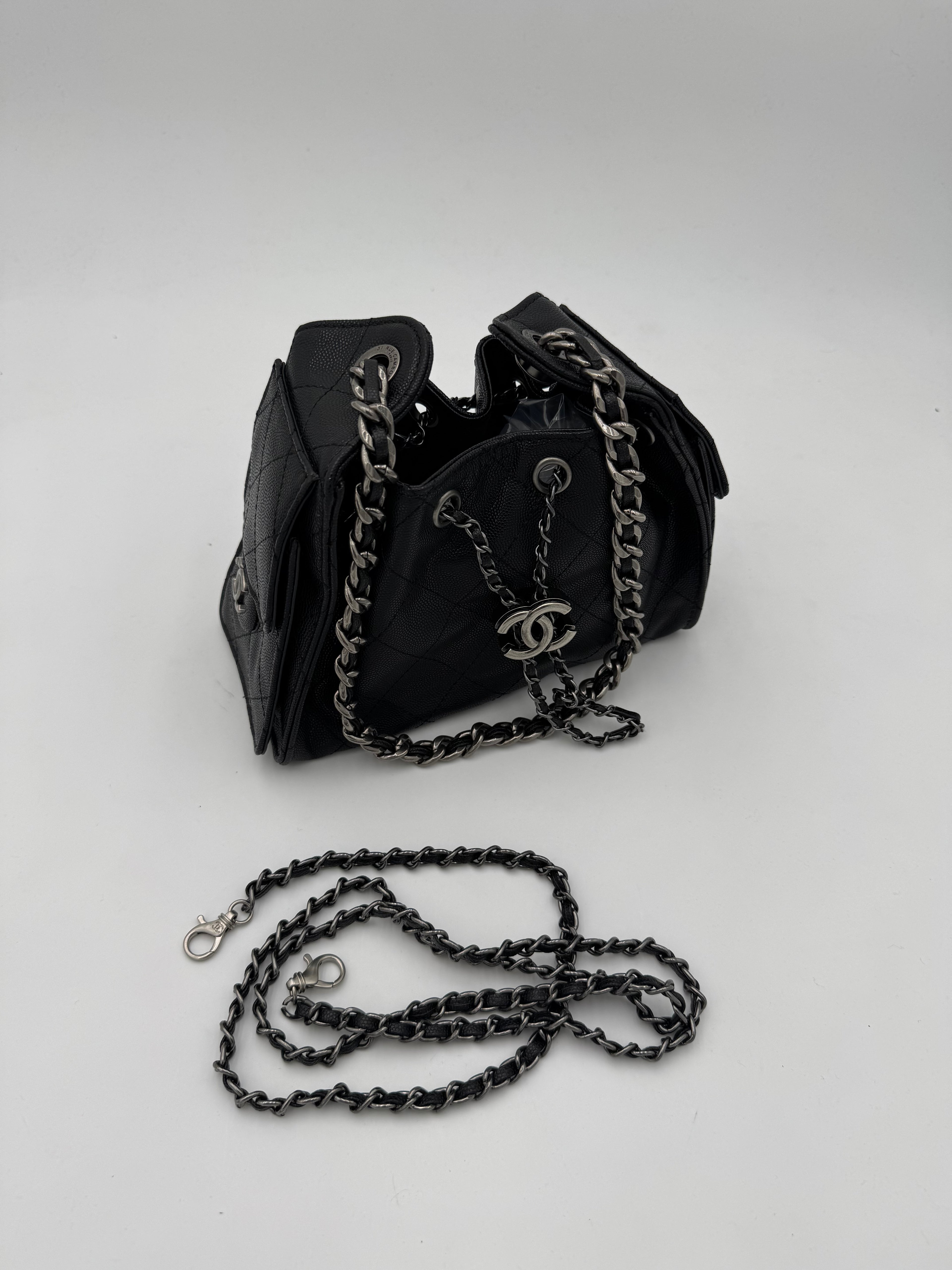 Borsa mini 15cm argento