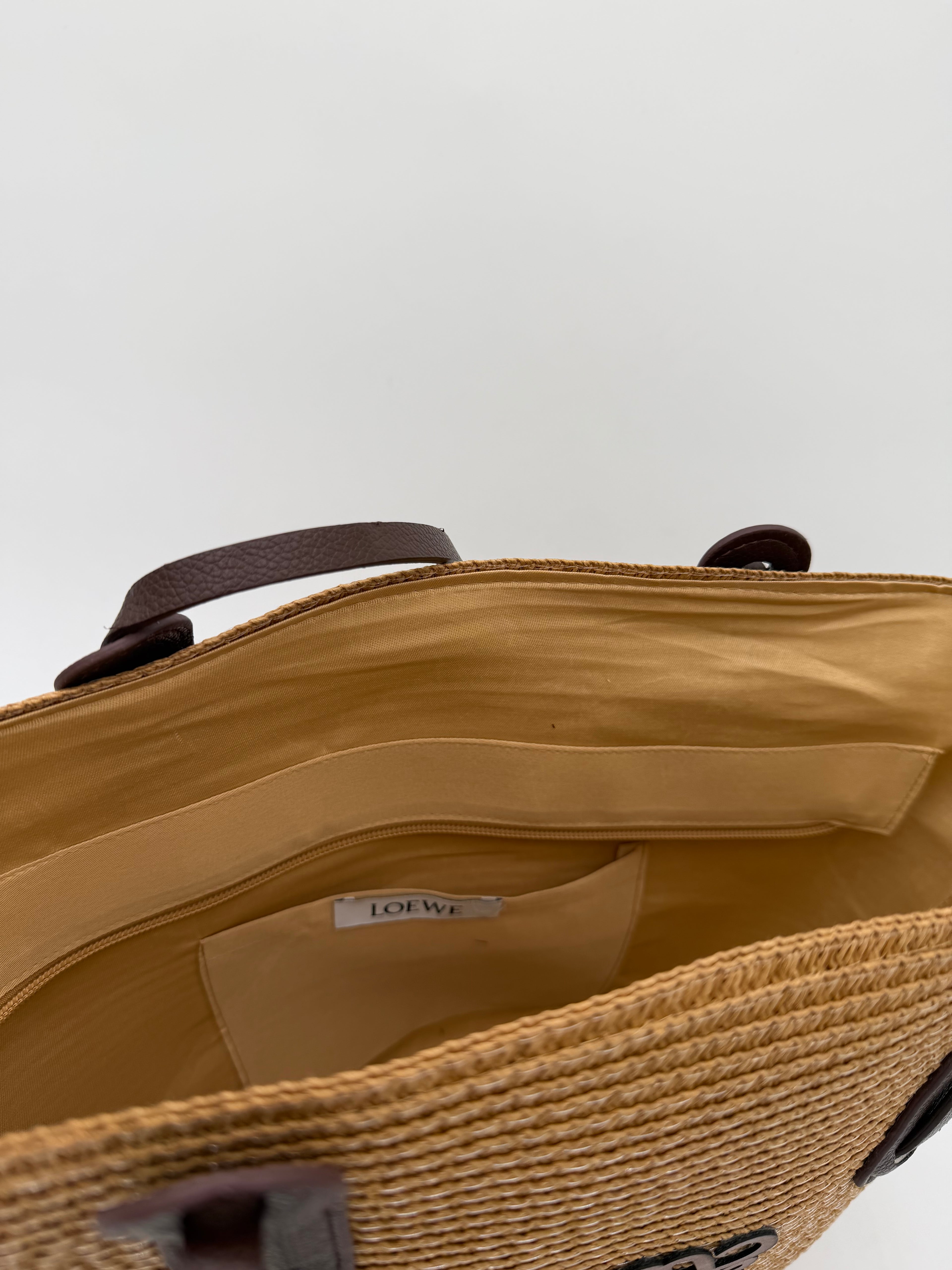 Borsa paglia lowe chocolate