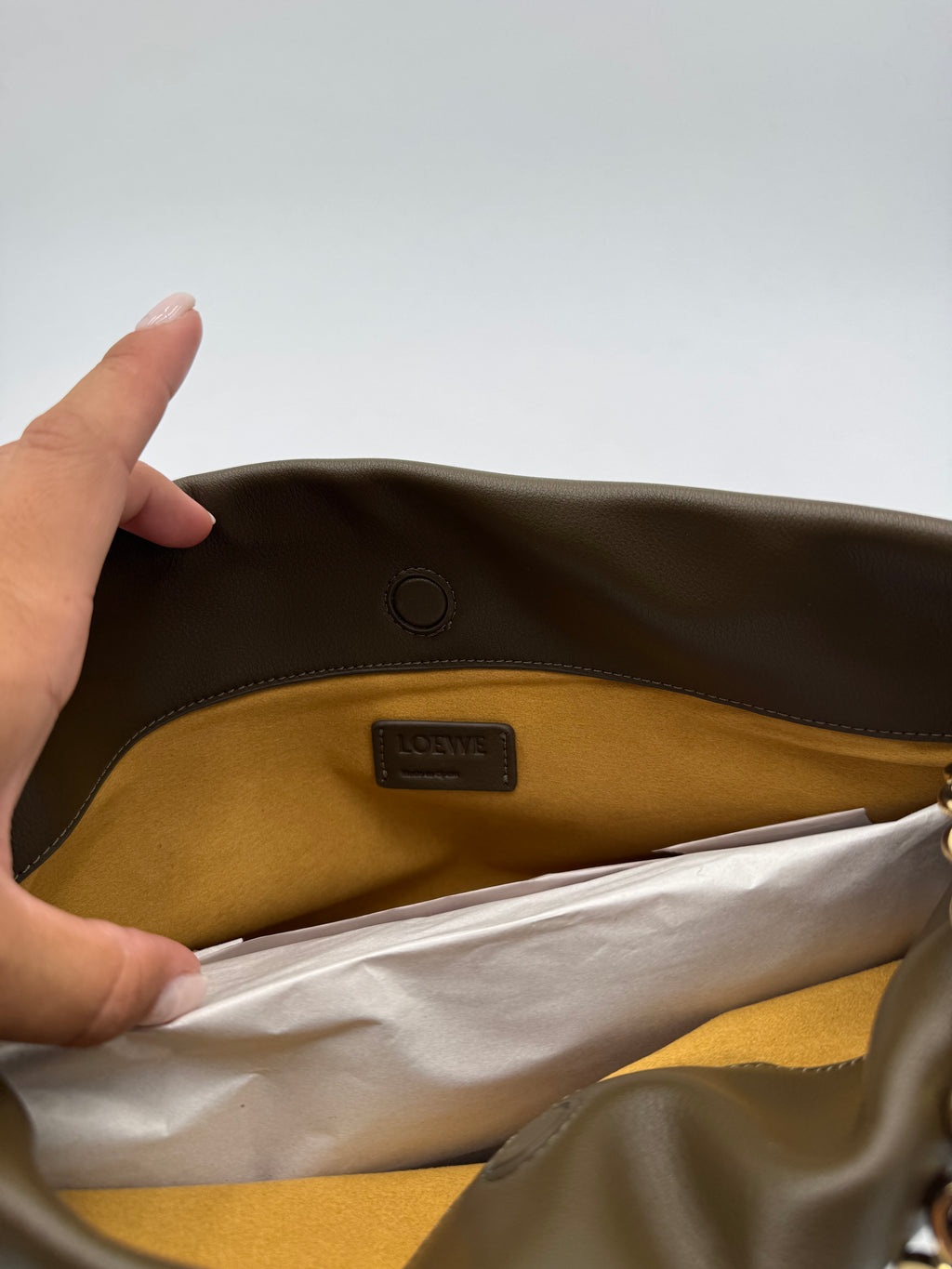 Borsa lowy verde militare