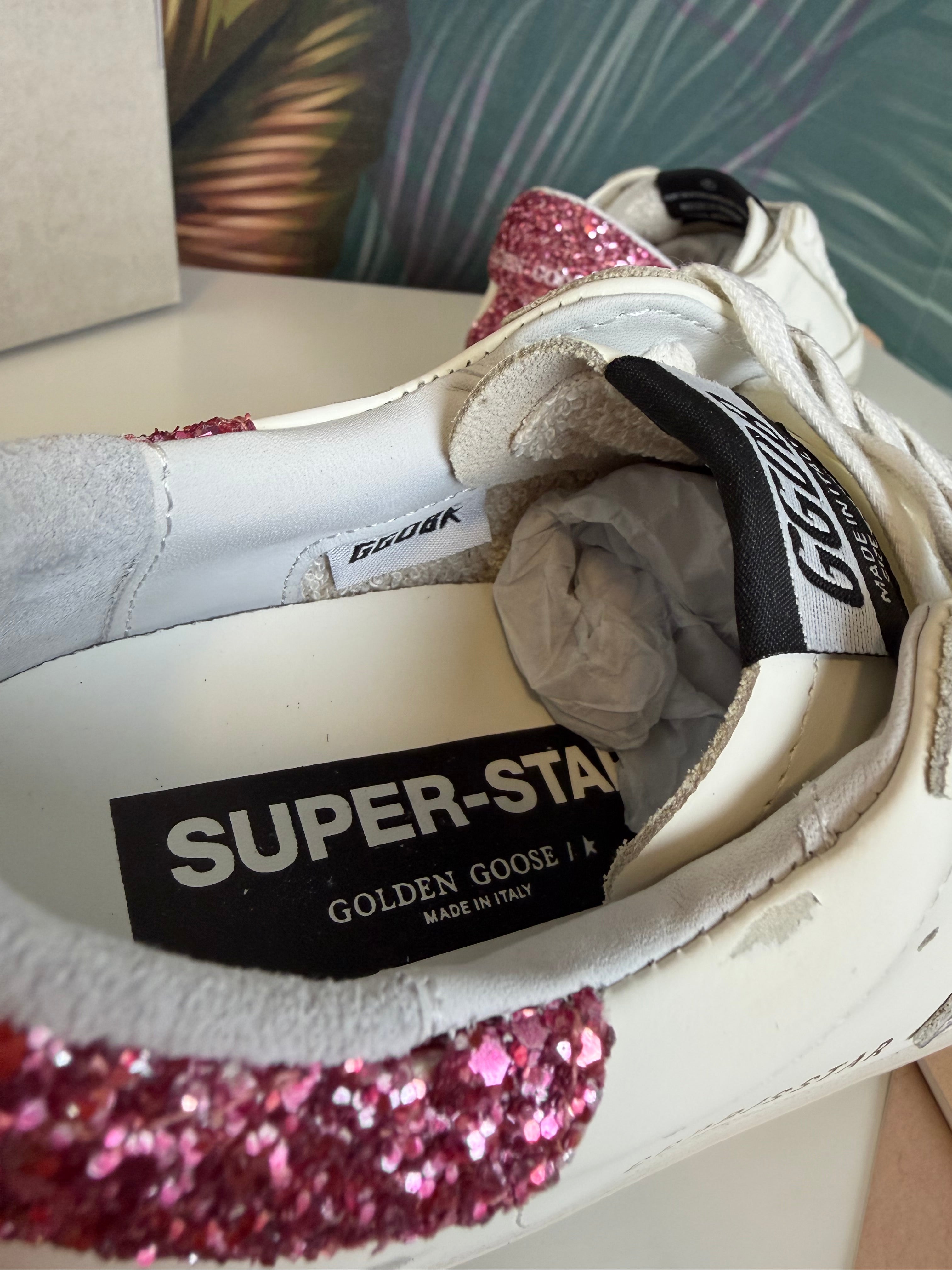 Sneakers stella glitter fuxia