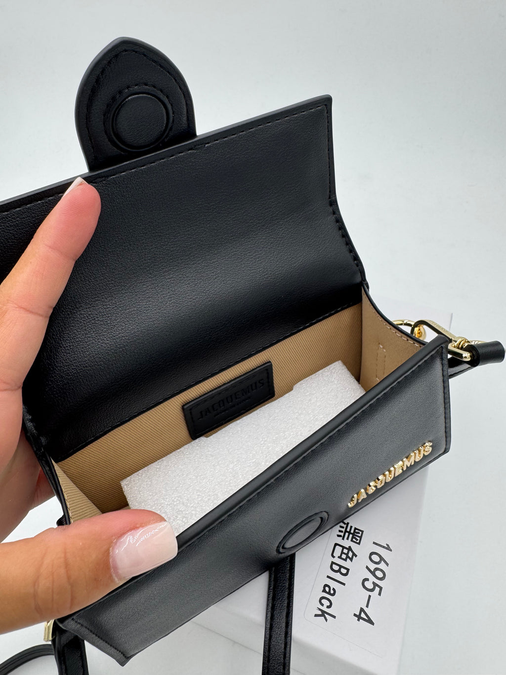 Borsa jacqui 15cm gold