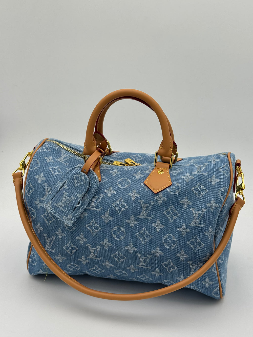 Baule denim chiaro 30cm